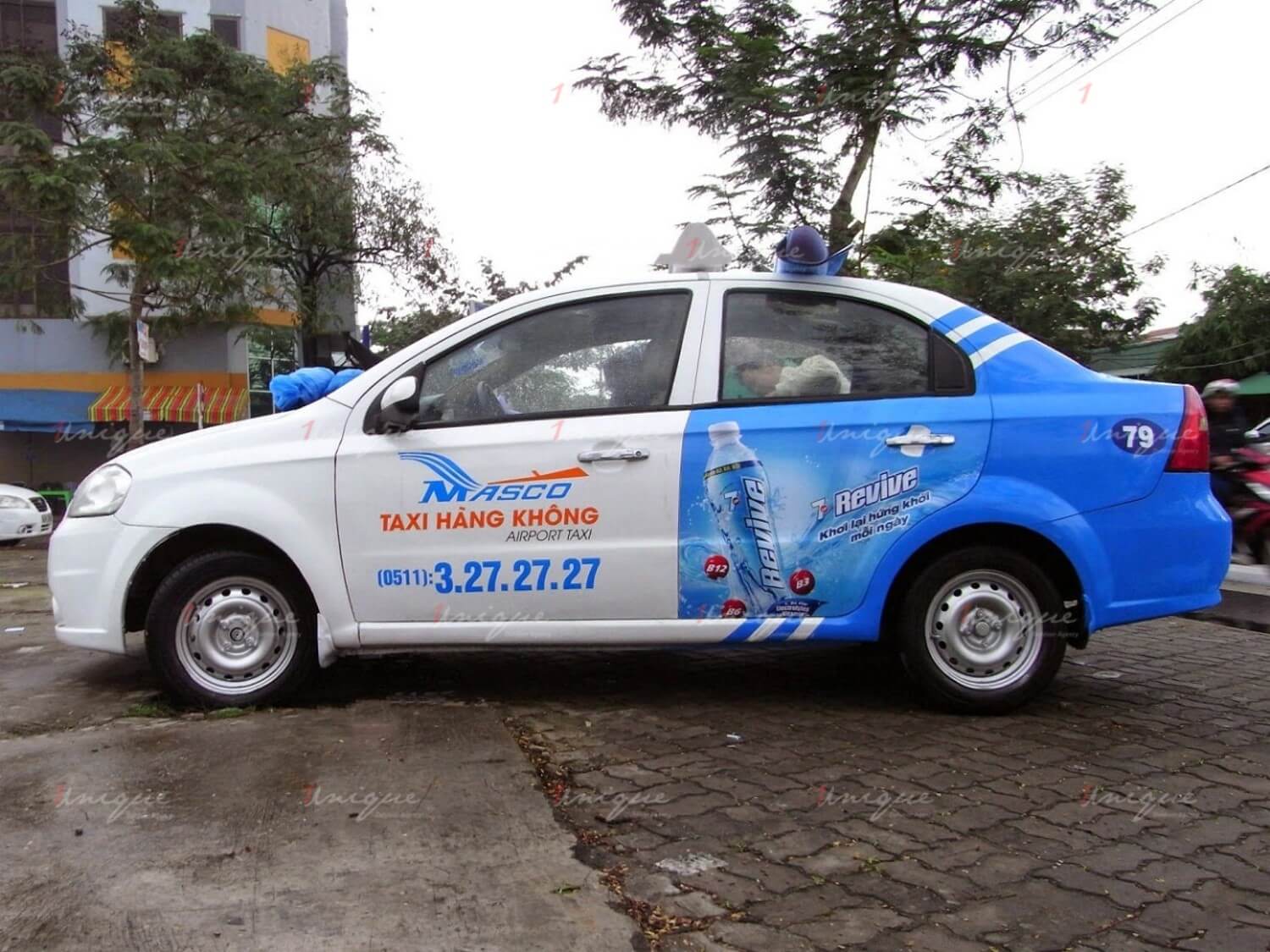 Quảng cáo trên taxi Airport Đà Nẵng